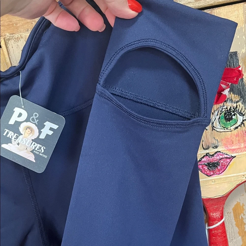 90 Degree By Reflex Navy Leggings - Picture 4 of 6